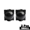 Black 5CM 2PCS