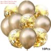 10pcs Metal C Gold